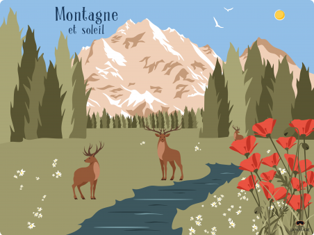 Montagne et soleil