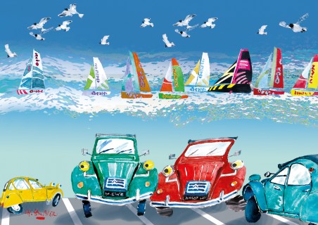 Les 2CV et les voiles