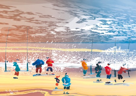 Pêche en bord de mer