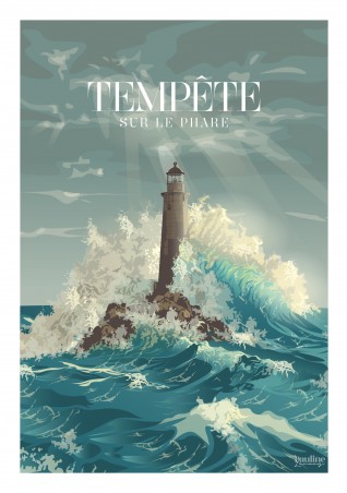 Tempête sur le phare