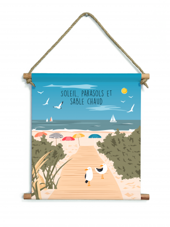 Soleil, Parasols et sable...