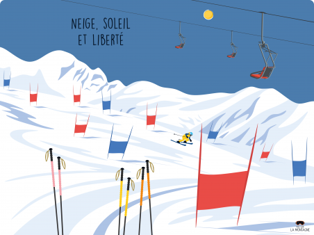 Neige, soleil et liberté